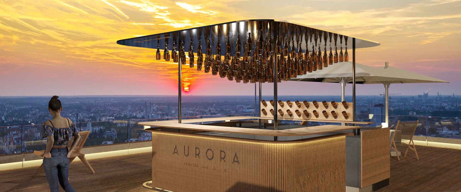 Veuve Clicquot Chandelier