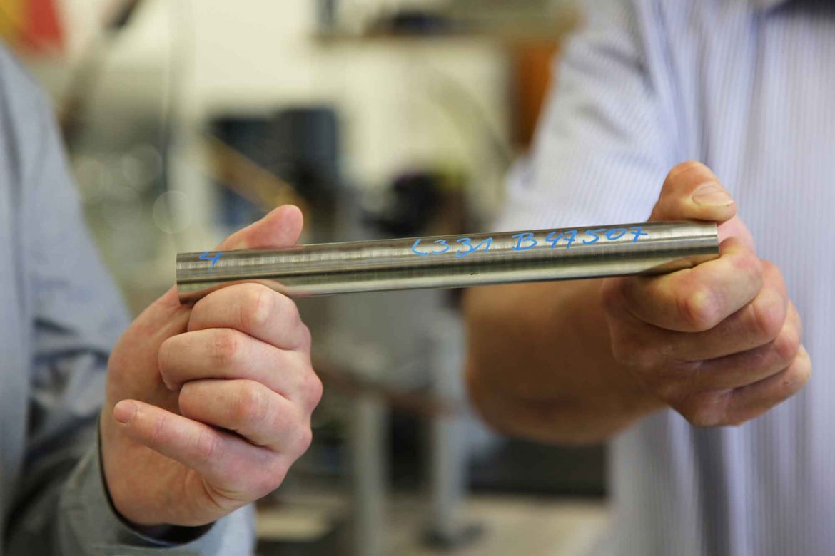 Auf der ISS wird Stahl L331 von Böhler Edelstahl