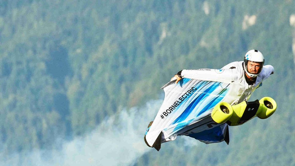 Electrified Wingsuit by BMW i