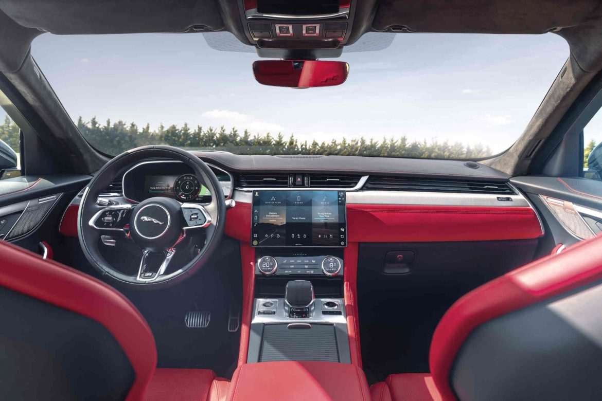 Das Interieur des Jaguar F-Pace. © Jaguar