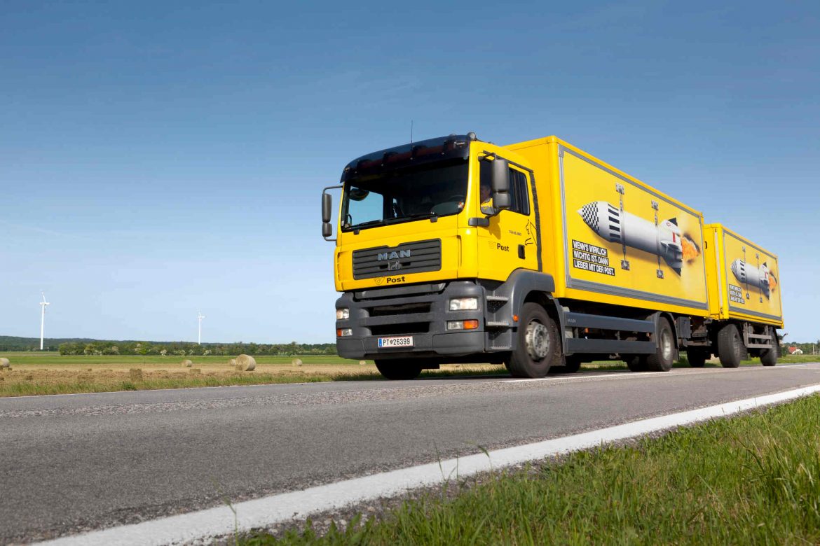 Post, OMV, Wasserstoff-LKW