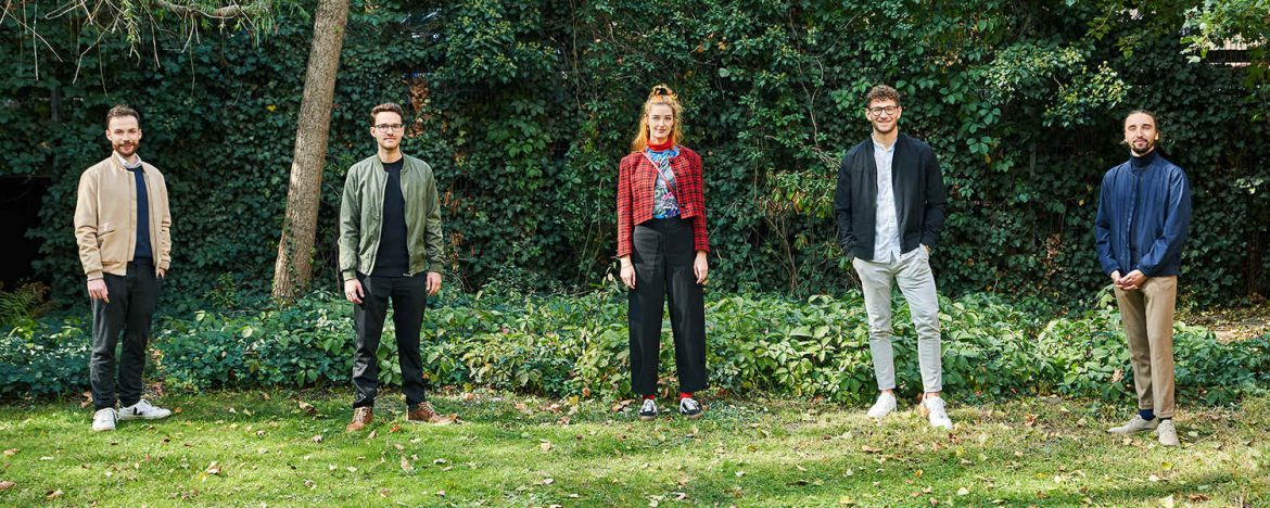 Die fünf Finalist*innen der Newcomer-Kategorie des German Design Award 2021. © German Design Award