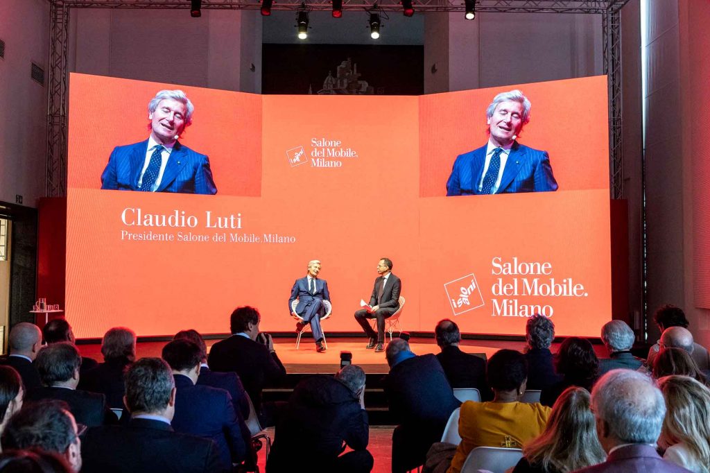 Claudio Luti, Salone, Pressc. 2019