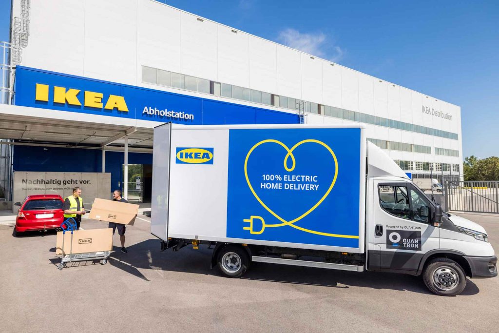 E-Lkws für IKEA Österreich