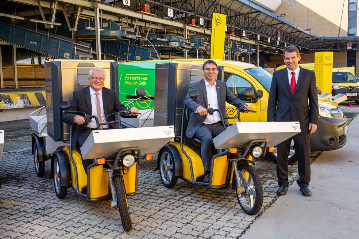 E-Fahrzeuge für Post Linz