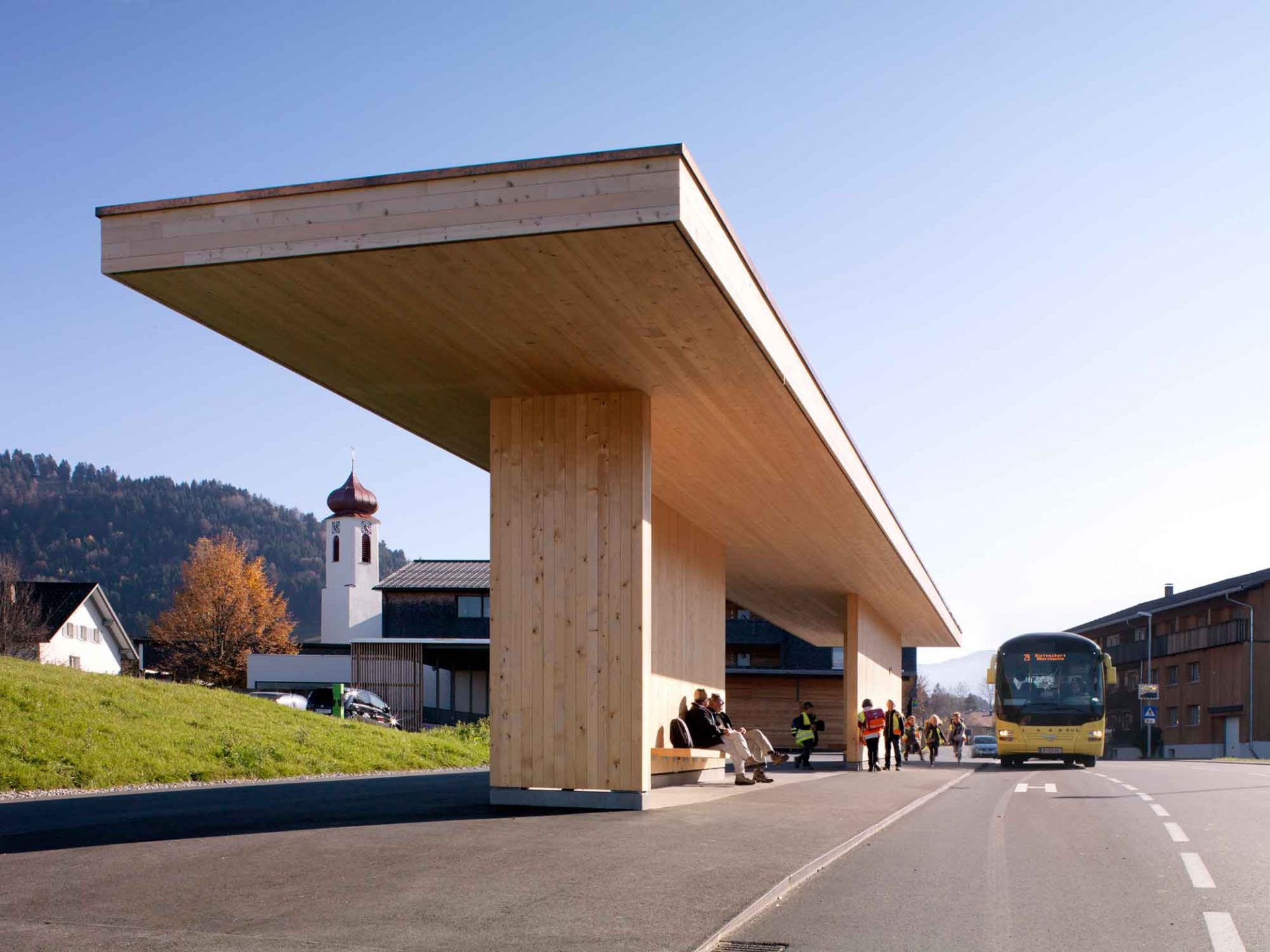 BUS:STOP, Krumbach Vorarlberg, Schön hier
