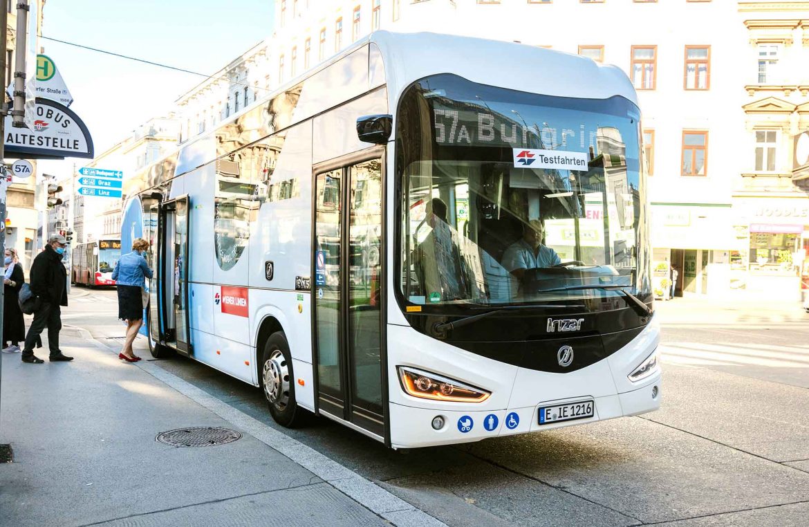 E-Bus-Testbetrieb Wr. Linien