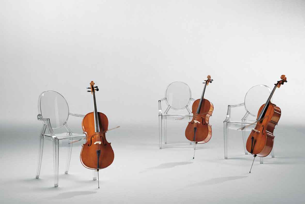 A Celebration, kartell museo, Louis Ghost