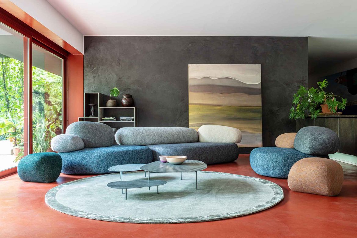 Front, Moroso, Pebble Rubble