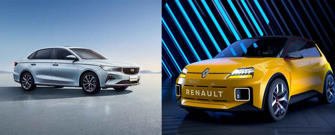 Geely, Renault Group. Rahmenvereinbarung Antriebstechnik