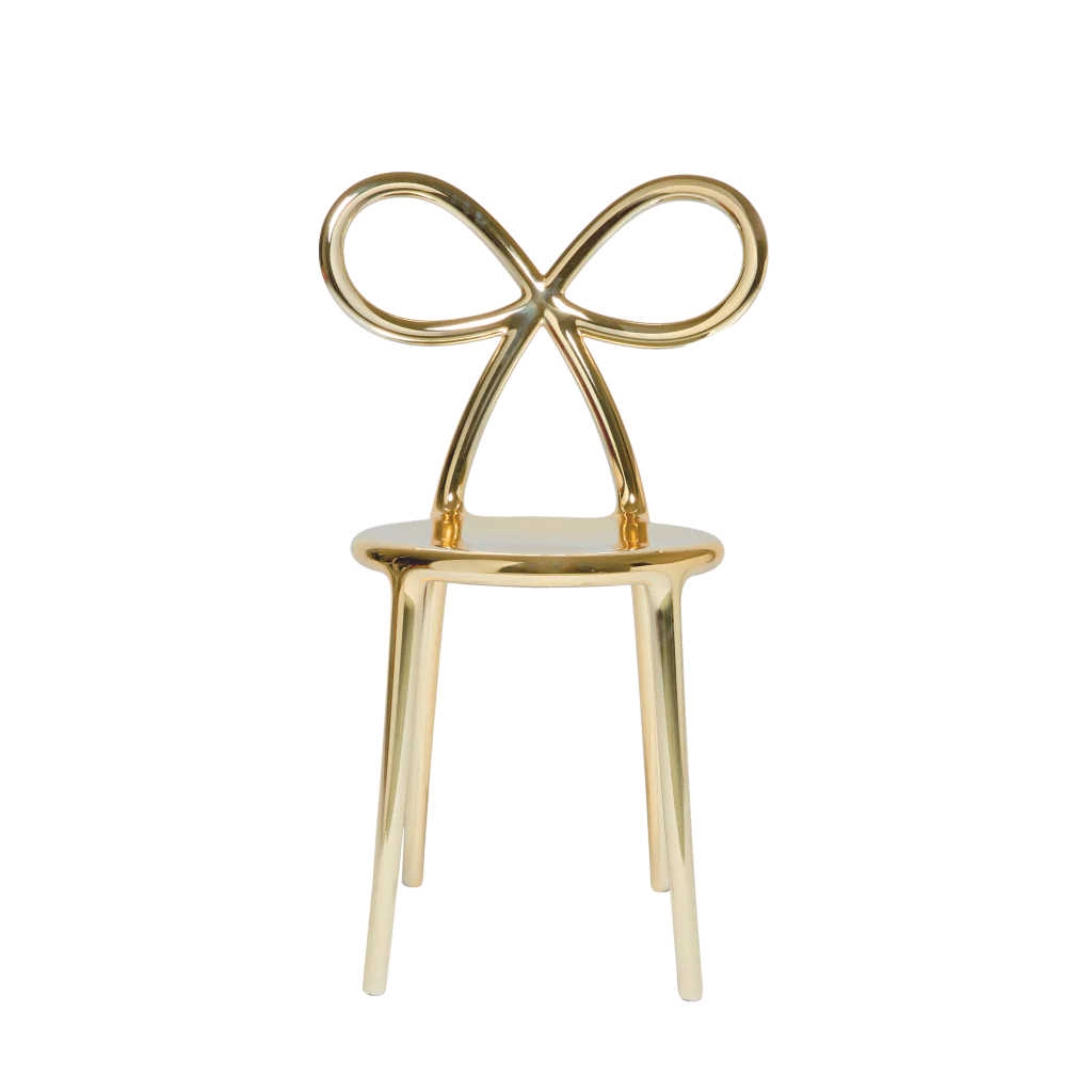 Ribbon Chair Gold, Nika Zupanc