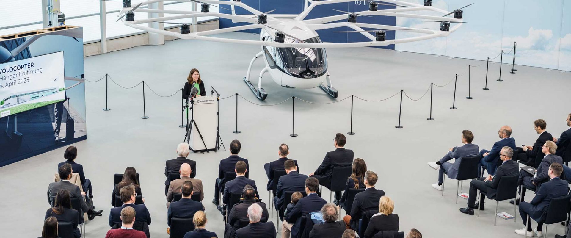 Volocopter, Hangar-Opening