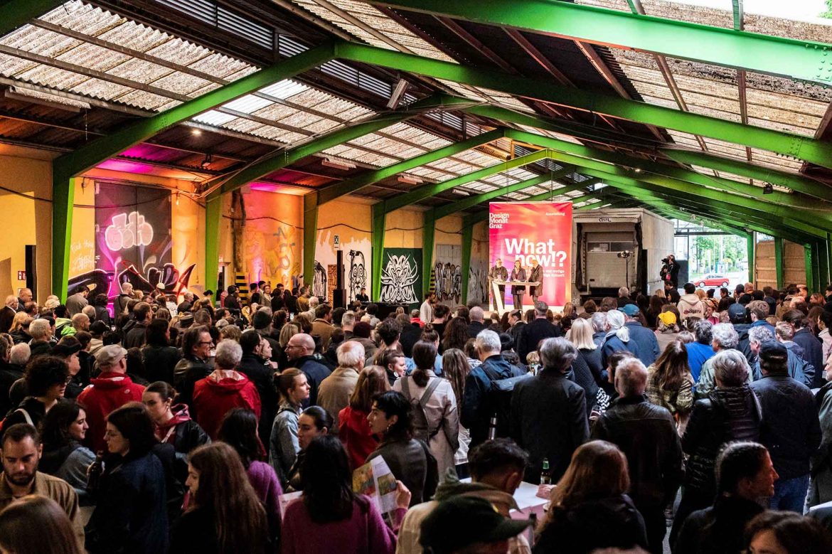 Eröffnungsansprachen Designmonat Graz 2024 mit viel Publikum
