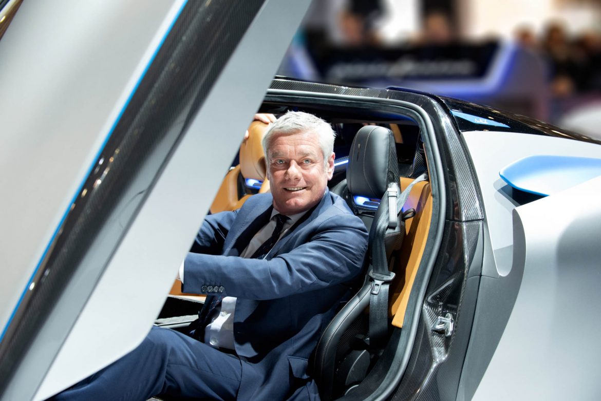 aolo Pininfarina war eine der herausragendsten Persönlichkeit des italienischen und internationalen Designs. Dieses Foto wurde 2019 in Genf aufgenommen. © Pininfarina