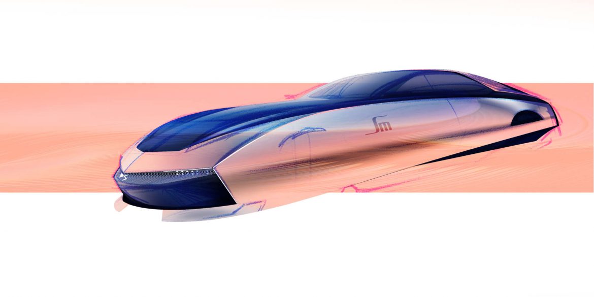 50 Jahre später: DS DESIGN STUDIO PARIS interpretiert ikonische Merkmale des historischen SM auf zeitgenössische Weise. © DS Automobiles