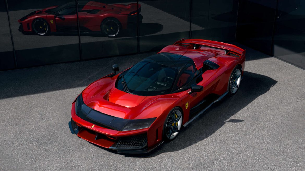 Der F80 verkörpert das Höchstmaß an Technik und nutzt die modernsten technologischen Lösungen, darunter Hybridtechnologie der neuesten Generation für den Antriebsstrang. © Ferrari S.p.A.